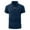 Navy, variant on ZCFZJW Men's 1/4 Ziper Muscle T-Shirts Casual Ruched Pleated Short Sleeve Bodybuilding Gym Tee Shirts Athletic Slim Fit Workout Tops Gray M