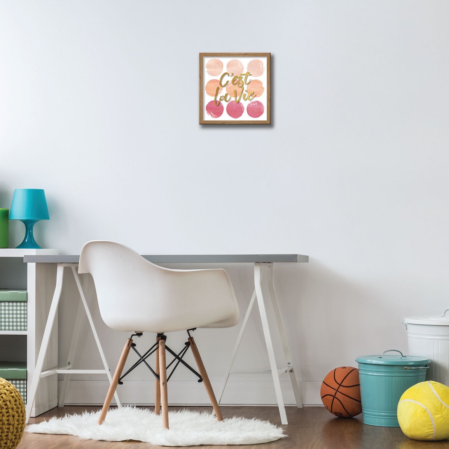 Artissimo Designs C'est La Vie Shadowbox - 14 W x 14 H x 1.18D