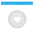thumbnail image 4 of 24mm Plastic Book Binding Discs, 11 Pack Discbound Expansion Discs Heart Binder Rings for DIY Notebook Planner, White, 4 of 6