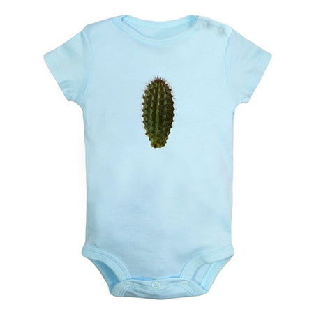 

Nature Cactus Pattern Rompers For Babies Newborn Baby Unisex Bodysuits Infant Jumpsuits Toddler 0-24 Months Kids One-Piece Oufits (Blue 6-12 Months)
