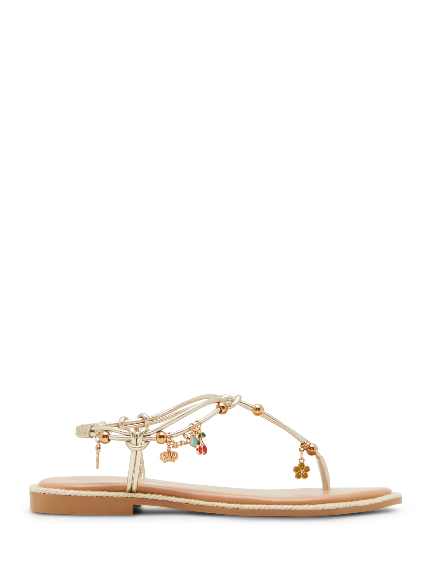 Madden Girl Women's Shelly T-Strap Sandal with Charms