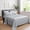 Fog Grey, variant on Organic Tencel Eucalyptus Sheets, 400TC, Hypoallergenic, Eco-Friendly, 18" Deep Pocket, 4 Piece Luxury Bedding Set, King - Thyme