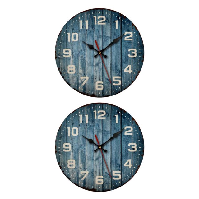Baohd Decorative Wall Clock Durable Construction And Silent Operation Accurate As Shown type 10 2Set