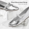 thumbnail image 3 of Zapatos Mary Jane Serena 2 para Niñas DREAM PAIRS en Plata, 3 of 5