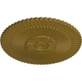 thumbnail image 3 of 41"OD x 1 5/8"P Nexus Ceiling Medallion (Fits Canopies up to 7 1/4"), Hand-Painted Gold, 3 of 6