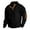 Black, variant on YunPes Boys' Casual Corduroy Long Sleeved Warm Sweatshirt Stand Up Collar Button Down Pullover Soccer Girl Problems Sweatshirts