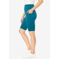 thumbnail image 3 of Woman Within Plus Size Stretch Cotton Pocket Bike Short, 3 of 5