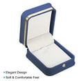 thumbnail image 4 of Uxcell Velvet Necklace Box Single Slot Vintage Jewelry Holder for Wedding Engagement Style 3, Blue, 4 of 5