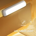 thumbnail image 3 of LED Under Cabinet Dimmable Remote Control Light Bar with Flashlight Wireless Stick on Bunk Bed Lamp Rechargeable Battery 9 LED Night Light Bar Magnetic Night Lights 6000K, 3 of 7