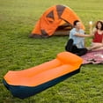 thumbnail image 6 of CoudarTitie Inflatable Lounger Inflatable Chair Trendy Water Anti Air Sofa for Adults & Kids Orange, 6 of 9