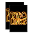 thumbnail image 1 of BBQ Links (24" X 36") Vinyl Decal Only (Pack of 2) |Sign|Sticker|Poster, 1 of 4