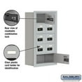 thumbnail image 2 of Salsbury Industries 19058-09ARC Cell Phone Storage Locker - 5 Door High Unit (8 Inch Deep Compartments) - 8 A Doors and 1 B Door - Aluminum - Recessed Mounted - Resettable Combination Locks, 2 of 4