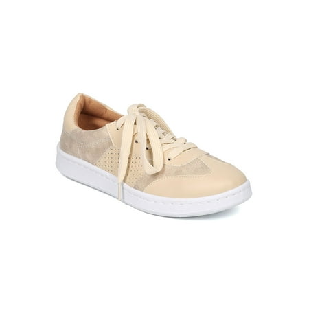 

New Women Qupid Mentor-04 Leatherette Low Top Lace Up Sneaker