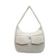 thumbnail image 1 of Practical Nylon Shoulder Bag Unisex Crossbody Bags Casual Satchel with Multiple Compartments for Work or Travel Pink, 1 of 4