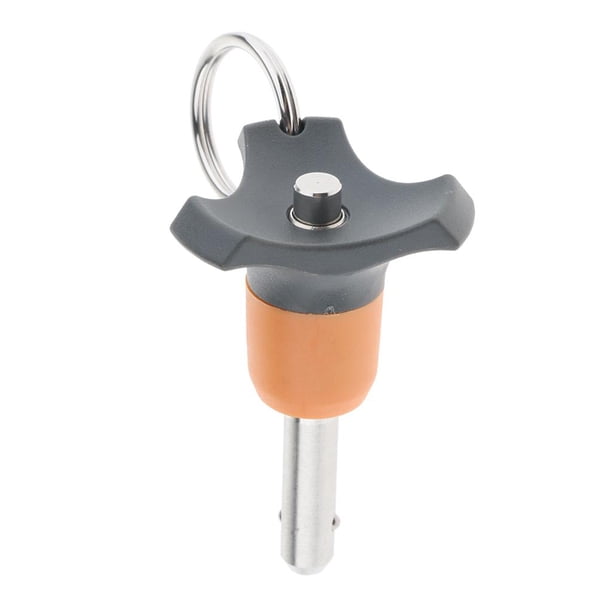 Pasador de liberación rápida con bloqueo de bola, mango de plástico, botón de pasador de presión, longitud 15 mm/20 mm 20mm