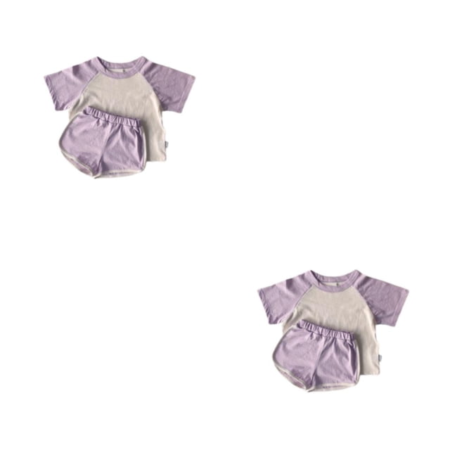 Minnieouse Conjunto de camiseta y pantalones cortos de diseño Simple para niños, camisetas de manga corta para fiesta de verano, pantalones de Type2 NO2