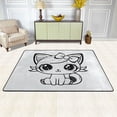 thumbnail image 1 of XMXY Area Rugs Doormat Outdoor Entrance, Coloring Drawing Cute Facecloth Non-slip Floor Mat Rug for Living Room Kitchen Sink Area Indoor,72"x48", 1 of 9