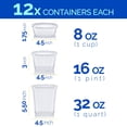 thumbnail image 3 of Recipientes de almacenamiento de alimentos Healthy Packers herméticos, paquete de 36, 3 of 8