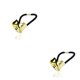 thumbnail image 3 of Sonducket Bandas para el cabello de alta elasticidad, estilo Simple, media luna, ajustable, decorativa, sin enganches, coleta, anillo, superficie Oro 2Conjunto, 3 of 6