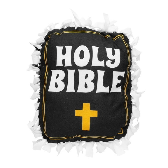 Fun Express 16 1/2" x 19 1/2" Holy Bible Fleece Tied Pillow Craft Kit - Makes 6