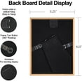 thumbnail image 4 of 3x4 Picture Frame Set of 3, Gold Aluminum Metal Photo Frames with HD Glass, Fits 2x3 with Mat or 3 x 4 without Mat, Display for Wall and Table, 4 of 6