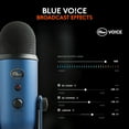 thumbnail image 3 of Restored Blue Microphones - Blue Yeti Professional Multi-Pattern USB Condenser Microphone - Midnight Blue (Refurbished), 3 of 7