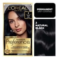 thumbnail image 1 of L'Oreal Paris Superior Preference Permanent Hair Color, Oil-in-Gel, Natural Black, 1 unit, 1 of 12