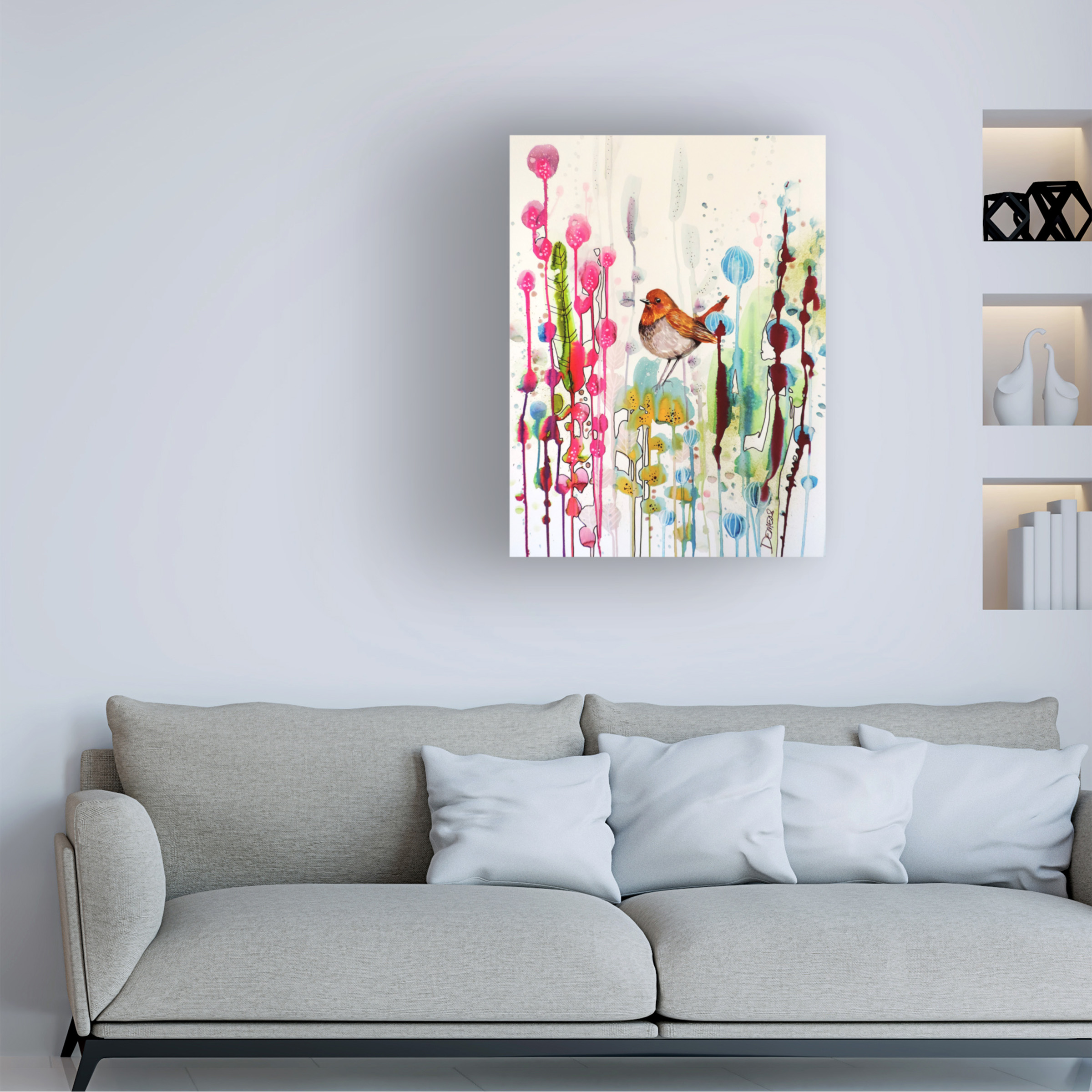 Sylvie Demers 'Demander Son Chemin' Canvas Art