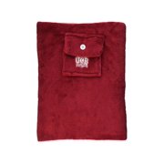 UCB Agent Raydar Blanket and Pillow, Crimson Red