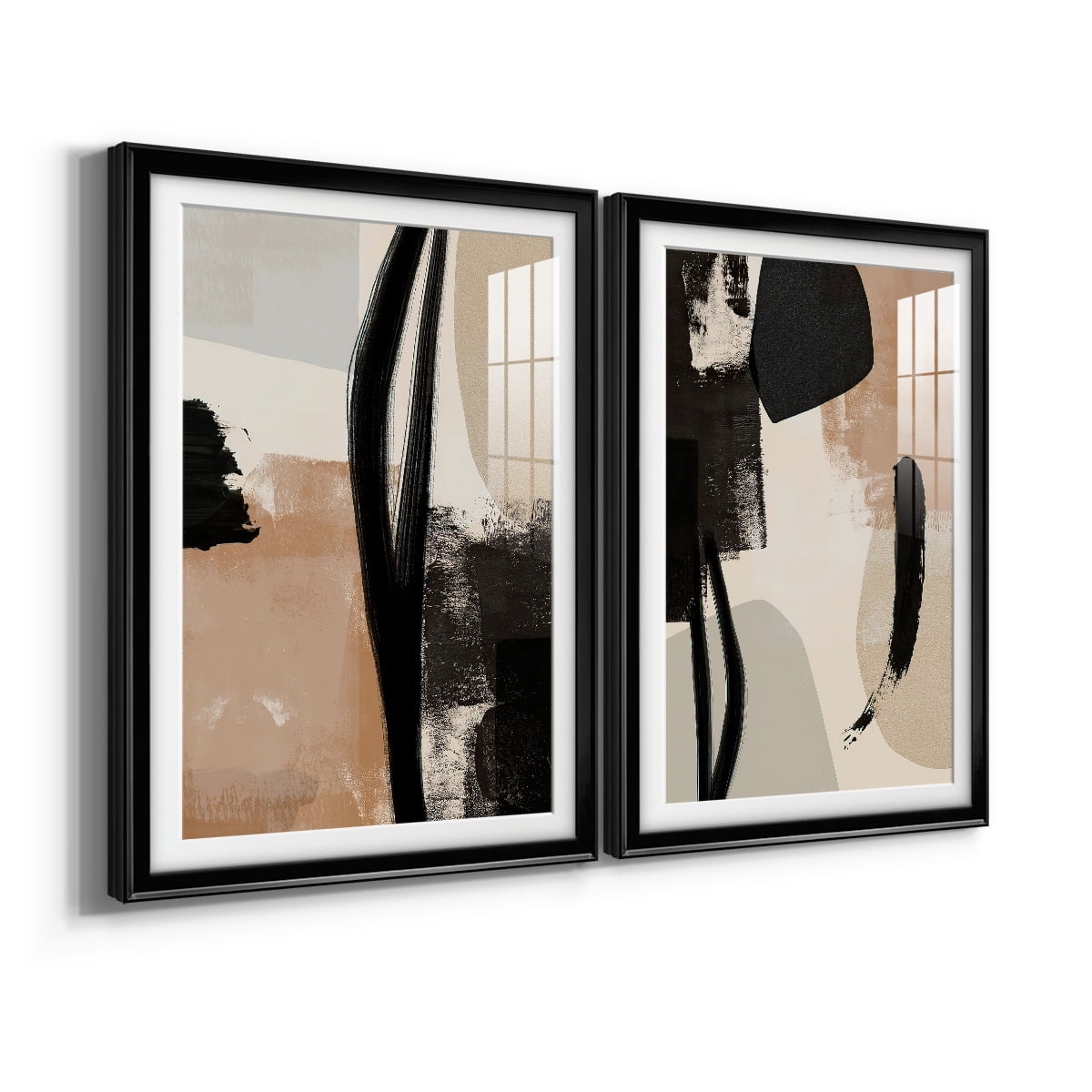Wexford Home Selective Arrangement I Premium Framed Print, 22.5" x 30.5" - Ready to Hang, Black (Set of 2)