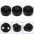 thumbnail image 4 of 3pcs Rubber Violin Practice Mutes Round Violin Mutes Practice Silencers (Black), 4 of 4