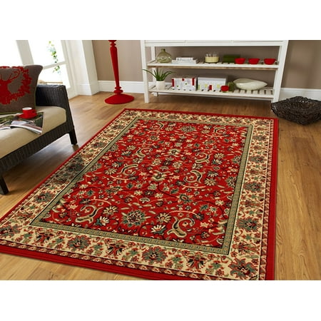 Red Persian Area Rugs For Living Room 8x11 Large Area Rug ...
