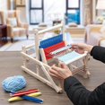 thumbnail image 3 of Langgg Wood Traditional Weaving Toys Loom Machine Craft Educational Toy Gift, 3 of 8