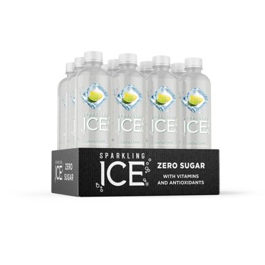 Sparkling Ice +Caffeine Zero Sugar Flavored Sparkling Water, Black ...