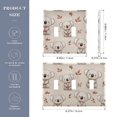 thumbnail image 2 of Light Switch Cover Koalas Bear Plates Faceplate Decorative Switch Plate for Bedroom Home Decor, 2 of 7