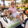 thumbnail image 3 of Golf Cart Seat Covers for 2 Seater,Camping Soft Microfiber Cart Seat Towel Blanket,Fall Summer Nature Forest Car Tree Moon Absorbent Breathable Non Slip Bench Seats Protector for Golf Course 51"x31", 3 of 9