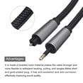 thumbnail image 4 of Cable de audio Unique Bargains 360 Grados Rotativo Nylon 10m Negro, 4 of 7