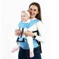 thumbnail image 1 of Portabebés con asiento para la cadera Portabebés delantero para bebés Portabebés para bebés y niños pequeños de 3 meses a 16 kg Azul Rojo Verde Cocina, Decoración y Otros, 1 of 1