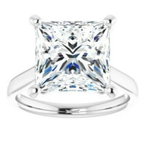 Solitaire 2 Carat Princess Lab Grown Diamond Engagement Ring 14k Gold