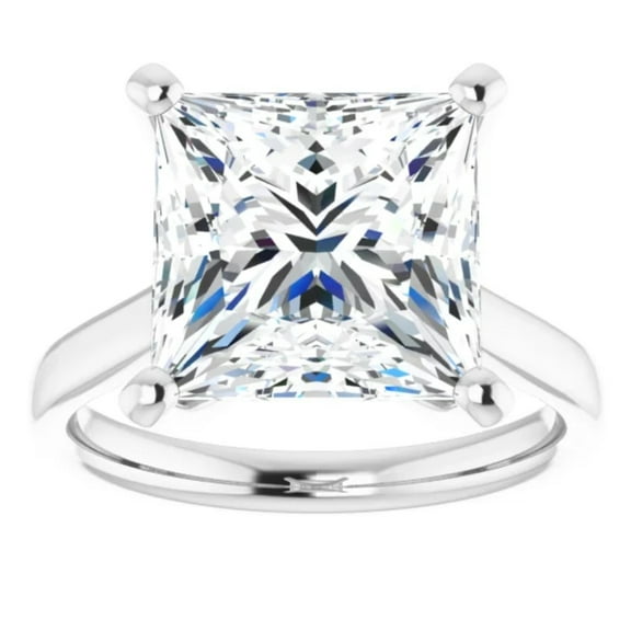 Solitaire 2 Carat Princess Lab Grown Diamond Engagement Ring 14k Gold