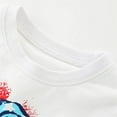 thumbnail image 1 of Vedolay Summer Tops T-Shirt Youth Novelty Graphic Round Neck T-Shirt Printing Short Sleeve for Daily Life,White 1-2 Years, 1 of 5
