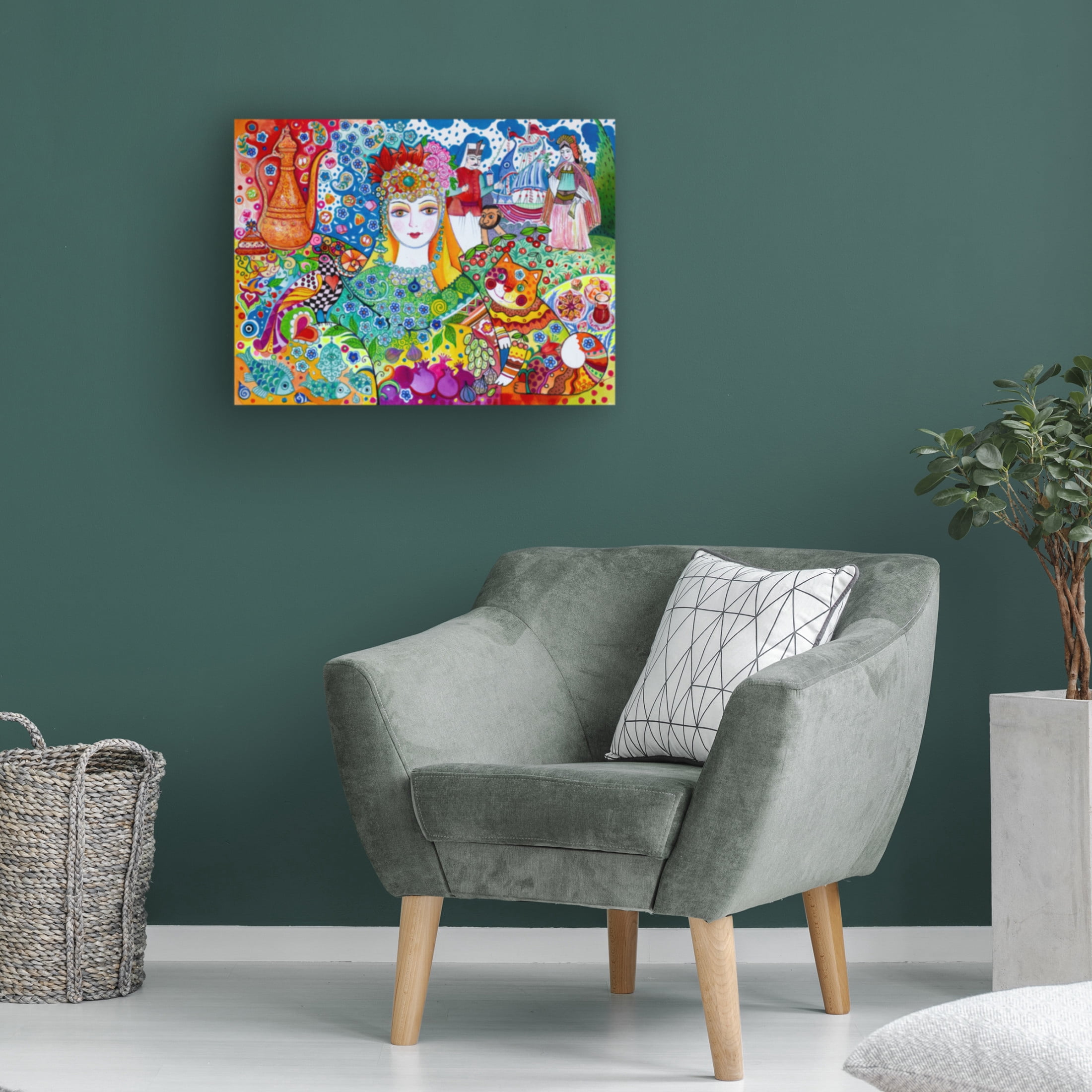 Canvas Wall Art - Oxana Zaika 'Turkey Spring' Wall Art for Living Room, Bedroom, or Office Décor by Trademark Fine Art - 24 x 18 Inches