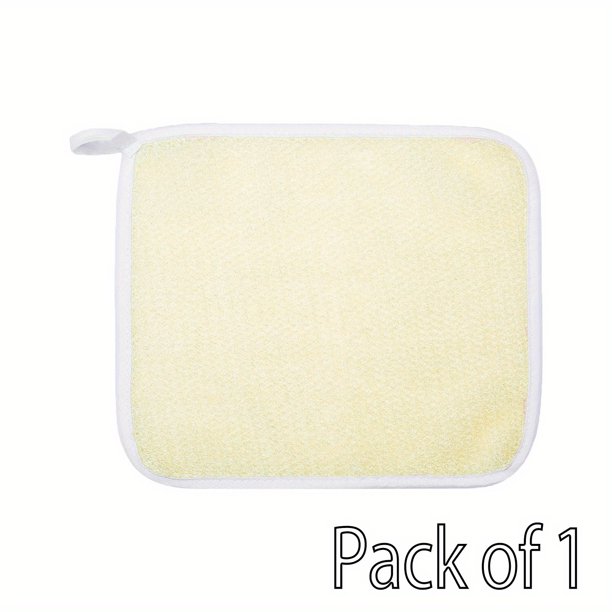 1/5 Pack Exfoliating Face And Body Wash Cloths Towel Soft Weave Bath Cloth Exfoliating Scrub Cloth Massage Bath Cloth For Women And Man (5 Pack Two Sides Exfoliating Cloth)