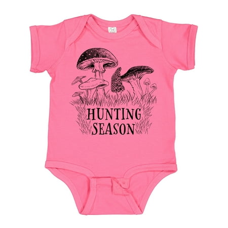 

Inktastic Hunting Season with Mushrooms Gift Baby Boy or Baby Girl Bodysuit
