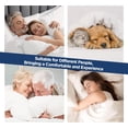 thumbnail image 6 of 3 Inch Memory Foam Mattress Topper, Queen Mattress Topper for Back Pain and Washable Tencel Cover for Master Bedroom, Guest Room, Soft & Pressure Relief & Breathable, CertiPUR-US Certified, 6 of 8