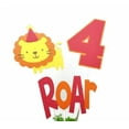 thumbnail image 2 of ZYLER- Jungle Lion Boy Birthday Centerpiece Sticks Cake Toppers Party Decor With Age, 2 of 6