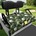 thumbnail image 4 of XYZCANDO Camouflage Golf Ball Golf Cart Seat Cover with 4 Front Pockets - Non-Slip Washable Protector for 2-Seat Golf Carts, 4 of 9