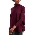 thumbnail image 1 of Alfani Womens Solid Pullover Sweater, Purple, Medium, 1 of 3