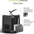 thumbnail image 4 of Olla De Perla Totalmente Automática, Fabricante Comercial De Perlas De Té Con Leche De 9 L, Olla De Perla Tapioca Boba De 1300 W Con Panel De Control Inteligente, Olla De Té Con Leche Boba, 4 of 5