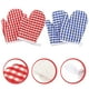 thumbnail image 2 of 4 manoplas resistentes al calor para horno, guantes decorativos para hornear y parrilla., 2 of 6